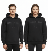 KENETH COLE MENS EMBOSSED LOGO HOODIE - Smgarment's